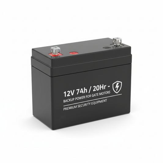 12V backup battery for gate motors
